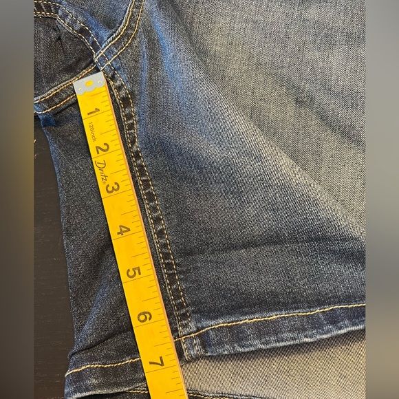 NWT Calvin Klein Jeans High Rise Denim Shorts Stretch Size 30 Blue - Picture 5 of 8